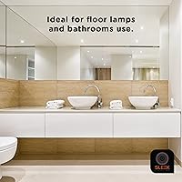 Vista 6 de SLEEKLIGHTING - 13 vatios GU24 base 2 bombillas - UL-13w 120v 60hz bombilla - Mini espiral de bloqueo giratorio - Bombilla fluorescente CFL de dos