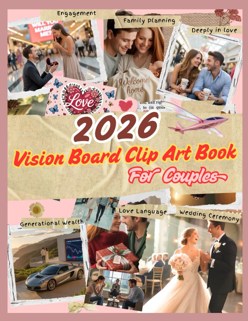 2026 Vision Board Clip Art Book for Couples: A Guided Creative Experience for Couples to Visualize, Manifest, and Build Their Dream Life Together — ... Goals, Intimacy, and Intentional Growth.