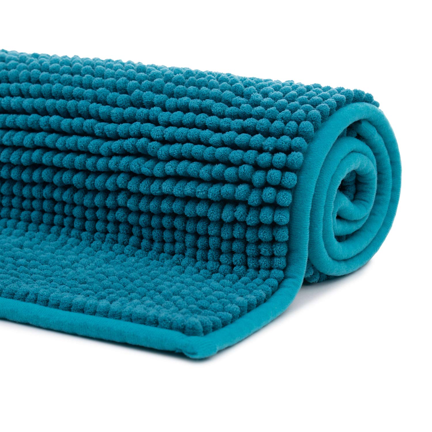 Gözze - Anti-Slip Bath Mat, Super Soft, 100% Microfibre, 60 x 100 cm - Lagoon, 60 x 100 cm (Rectangular) - Image 3