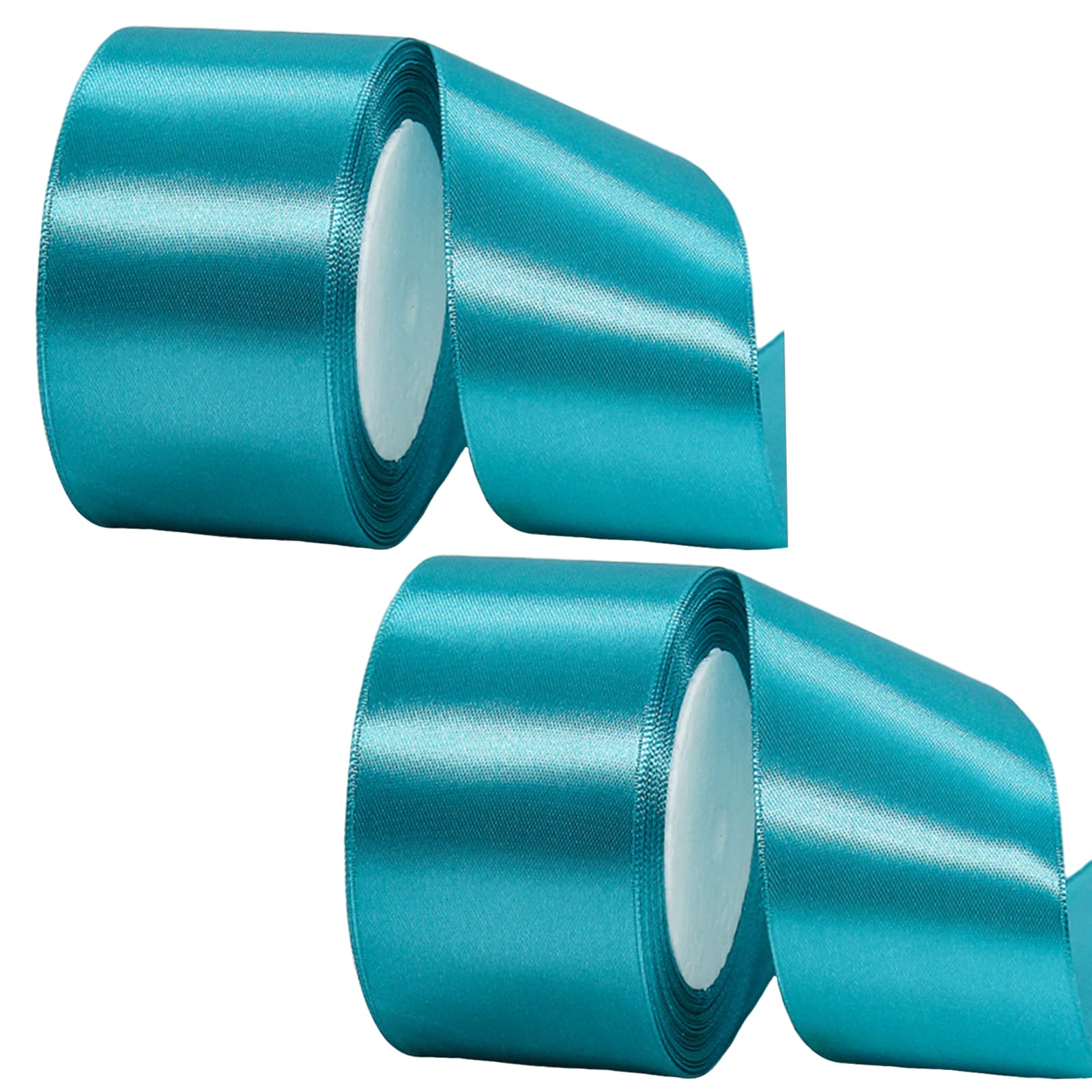 Lot De 2 Rouleaux De Ruban Double Face En Polyester Bordeaux 20 Mm X 22