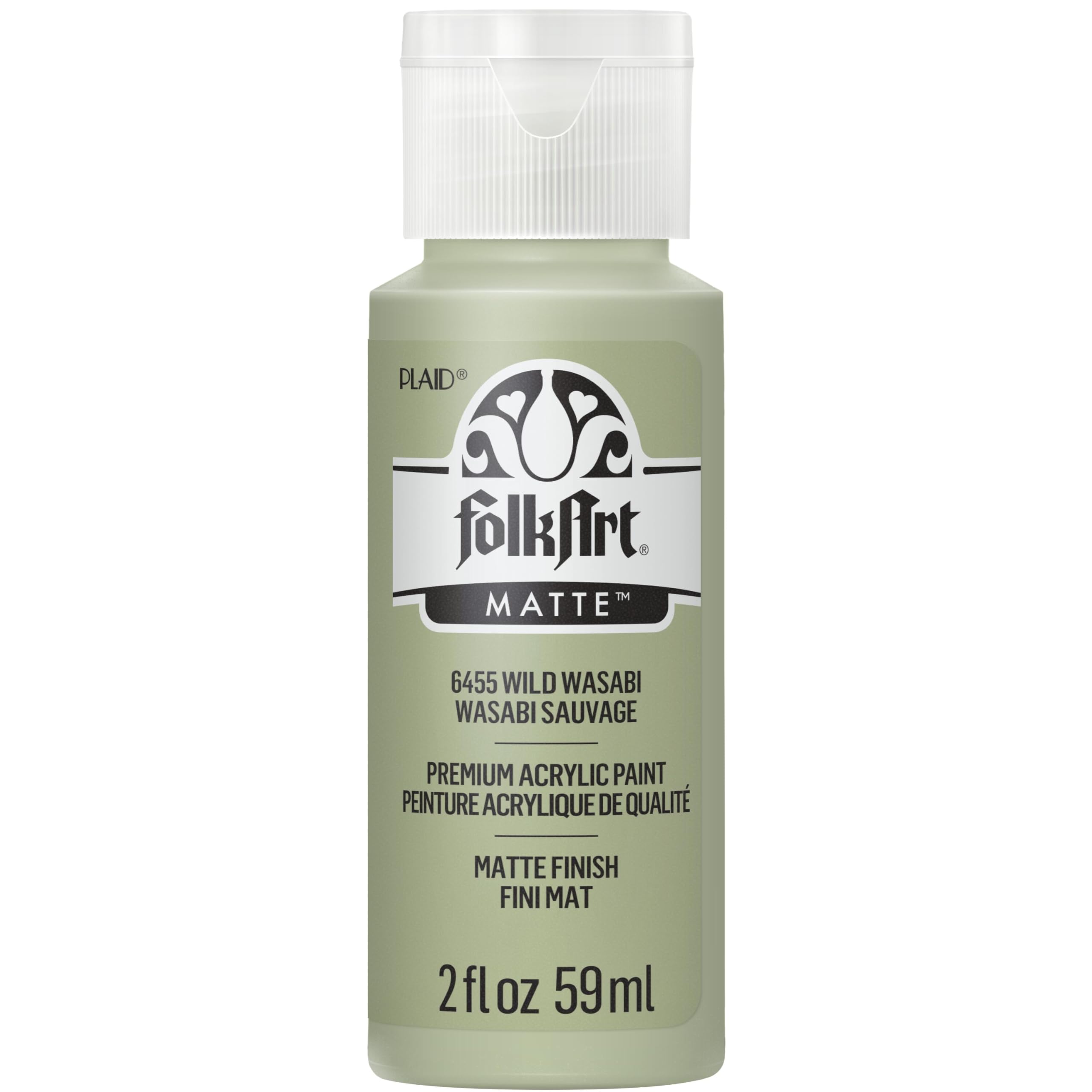 FolkArt Acrylic Paint in Assorted Colors (2 oz), , Wild Wasabi