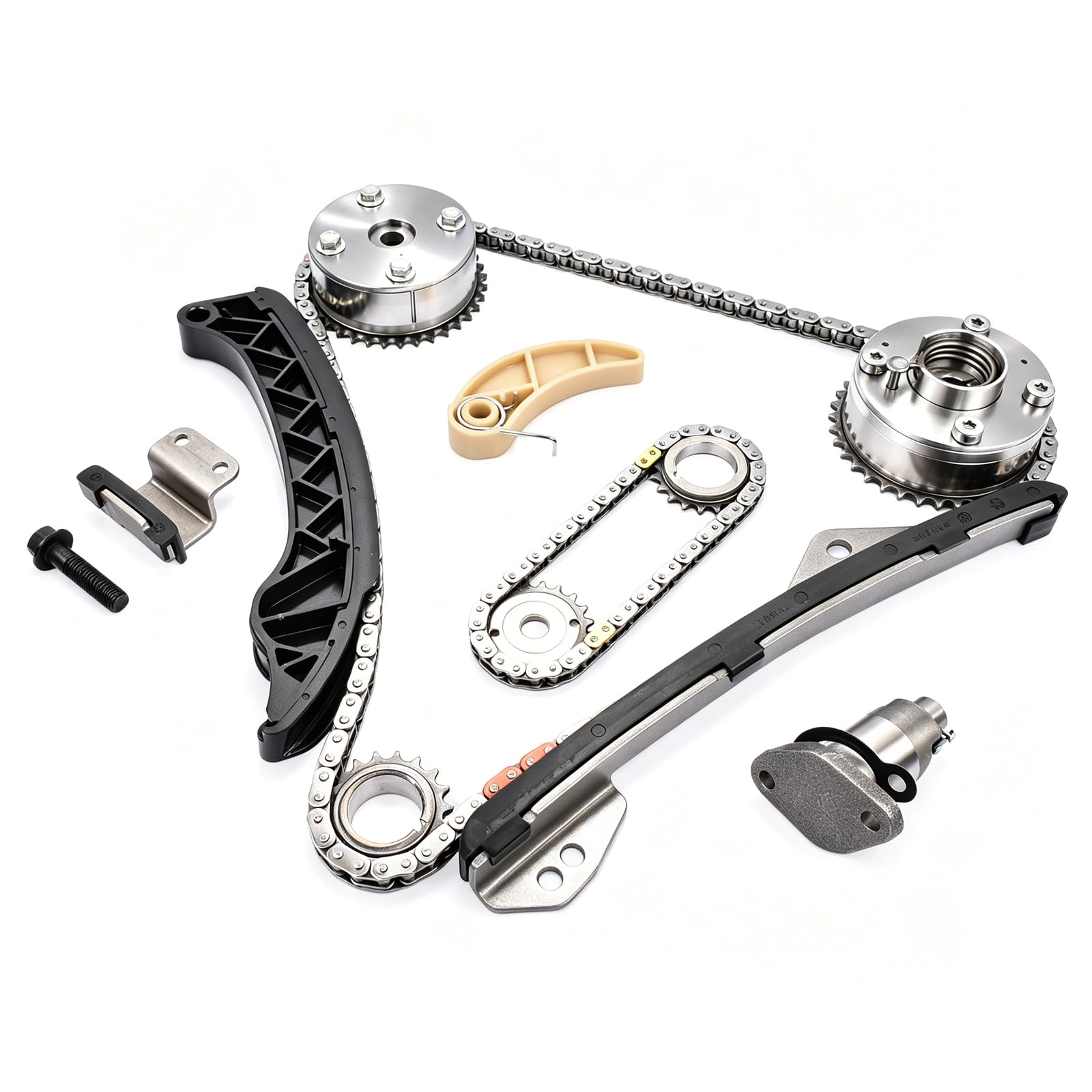 Timing Chain VVT Gear Sprocket Kit Replacement for 2009-2015 Toyota Prius Corolla Matrix Scion XD Pontiac Vibe 1.8L Part# 13070-0T010 13050-0T010