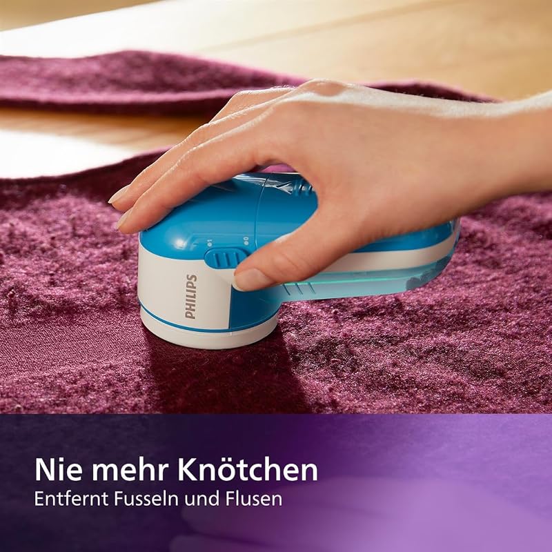 Philips GC026 Szövetgombremegő 2 fokozatú, elemmel működő kék
