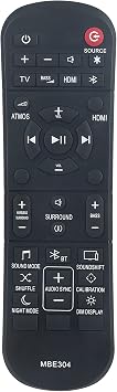 Replaced Remote Control fit for JBL Bar 2.0 All-in-One Soundbar, BAR 2.1 | Sound Bar, Bar 2.1 Deep Bass Soundbar, BAR 3.1 Sound Bar, Bar 5.0 Multibeam Soundbar, BAR 5.1 Surround Soundbar