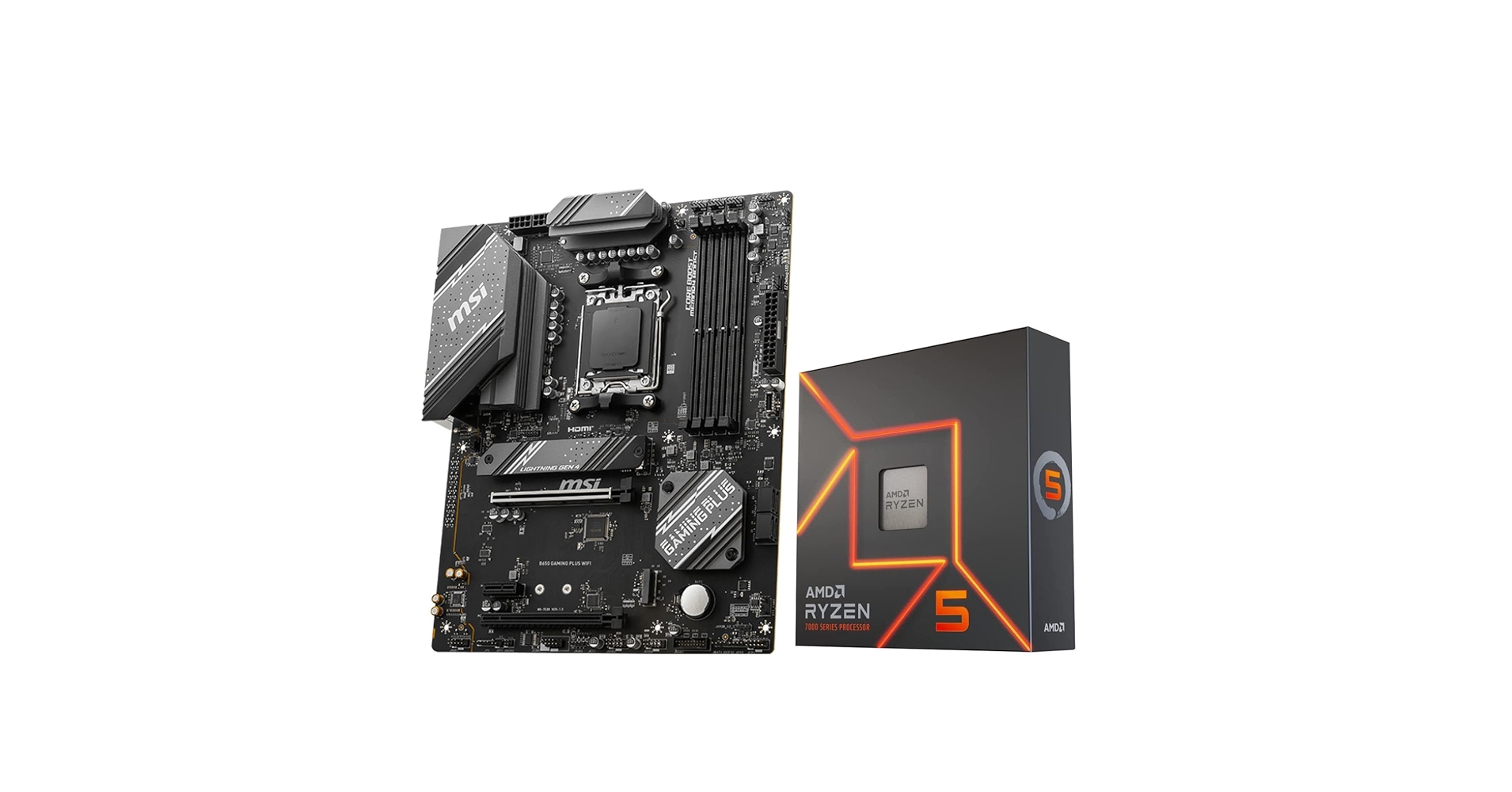 Amazon.com: INLAND AMD Ryzen 5 7600X CPU Processor with MSI