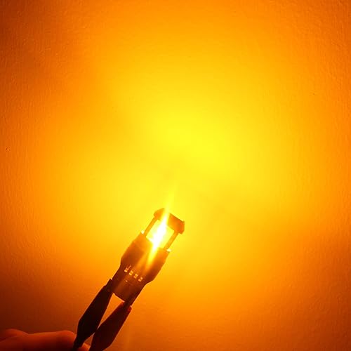 Miniatura 9 de Alla Lighting Bombillas LED miniatura BAY15D Base 7528 1157 de 12 V, rojo puro, señal de giro trasera súper brillante, freno, luces traseras