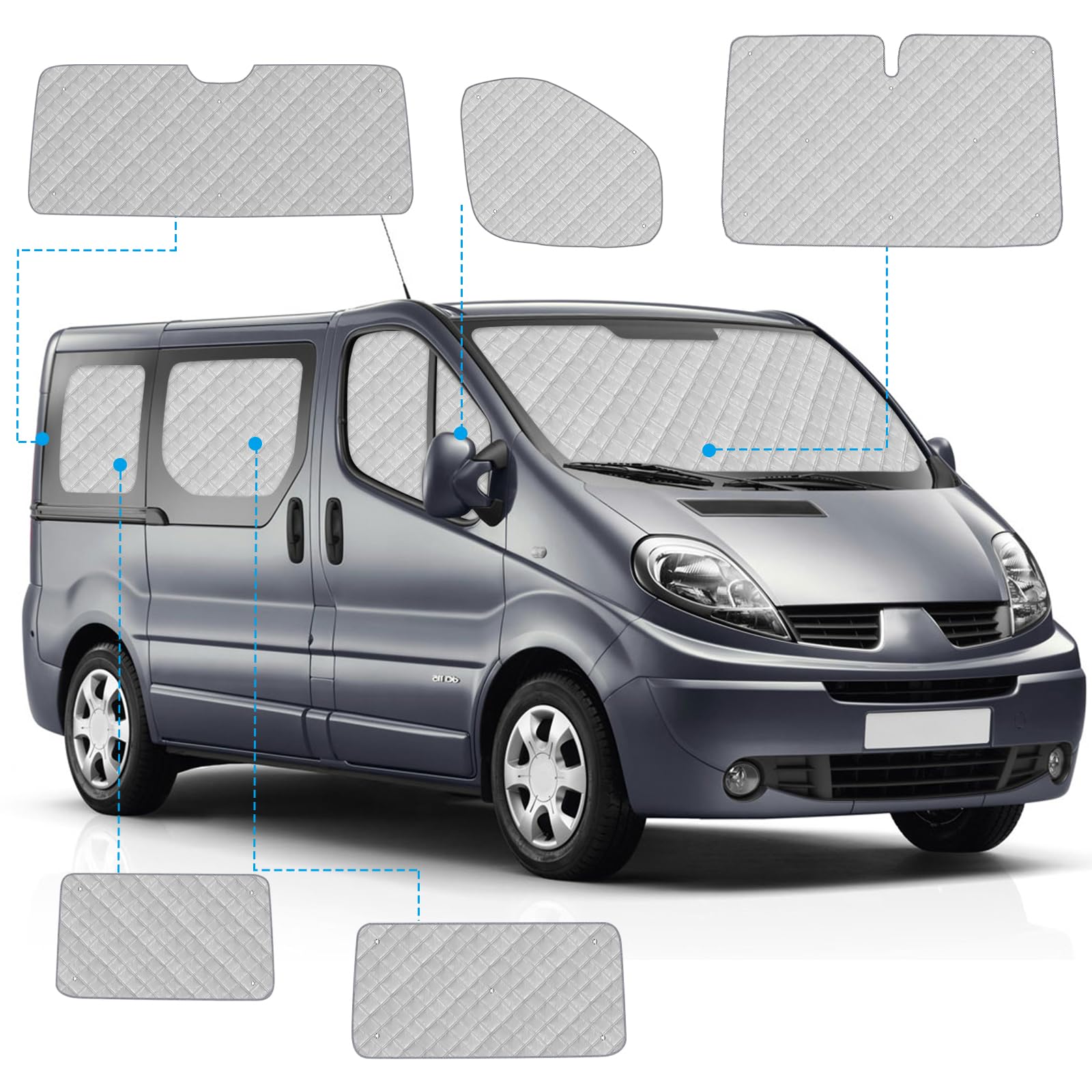 Zonwering voor de voorruit, vervanging voor 2015-2025, Renault Trafic