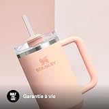 Stanley 1913 Quencher H2.0 Flowstate Tumbler 1.2L - Cold For 11 Hours - Iced For 48 Hours - Metal Water Bottle With Straw, Handle And Lid - Dishwasher Safe - Travel Mug For Cold Drinks - Orange Cream - 6