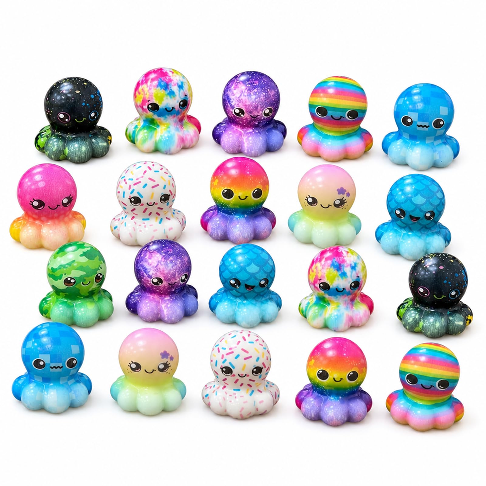 20 Pack Octopus Squishy And Squishy Octopus For Party Favor Bag