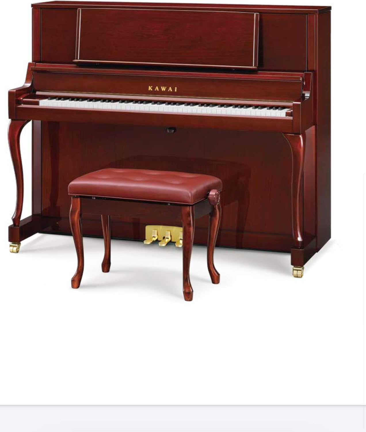 Amazon 新品 カワイ Kawai アップライト ピアノ Kt 400m マホガニー艶出し チッペンデール アップライトピアノ 楽器 音響機器