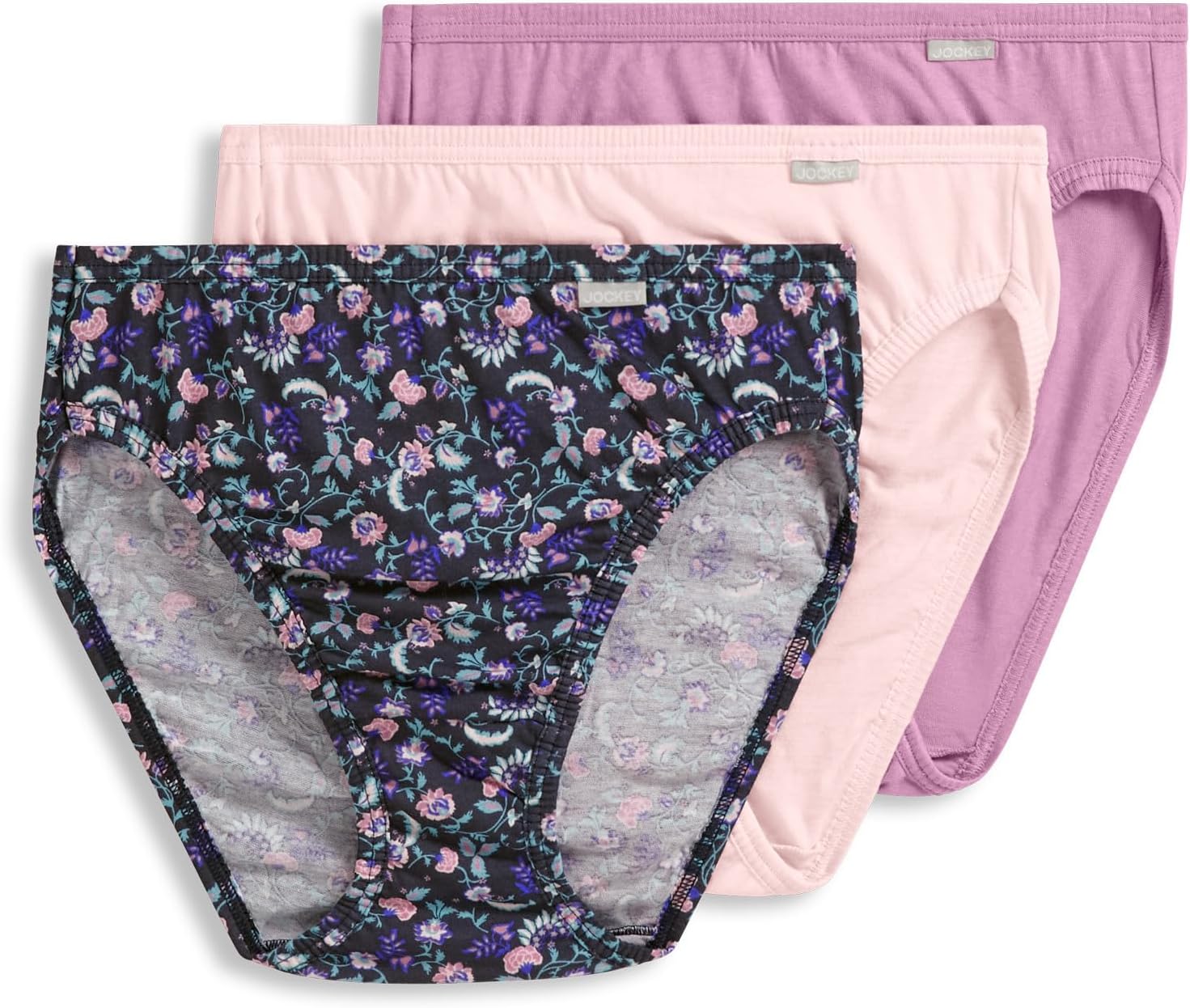 Jockey Women's Underwear Plus Size Elance French Cut - 3 Pack