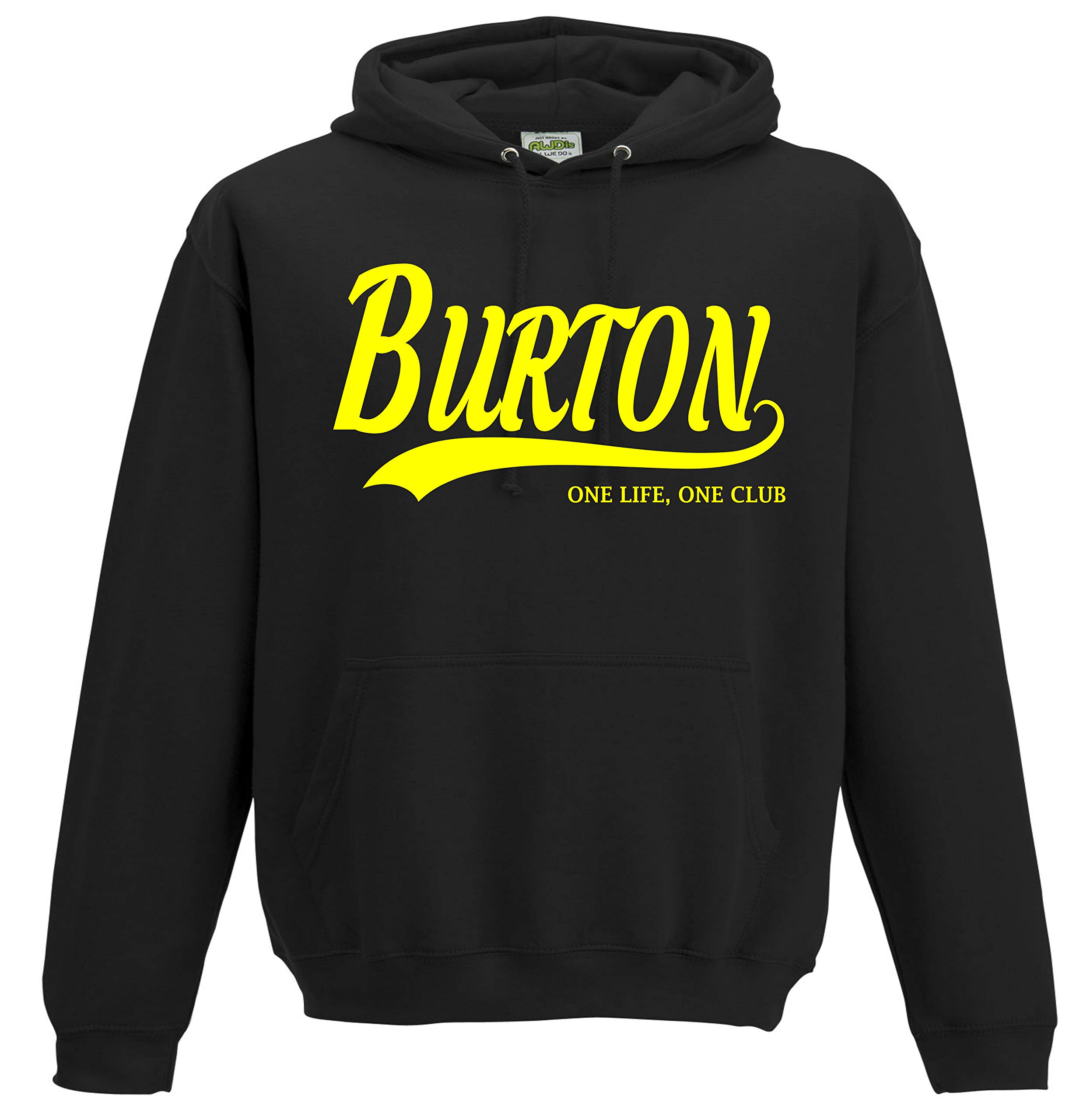 All About The Print Boys Black Burton One Life, One Club. Premium Hoodie Gift XX-Large