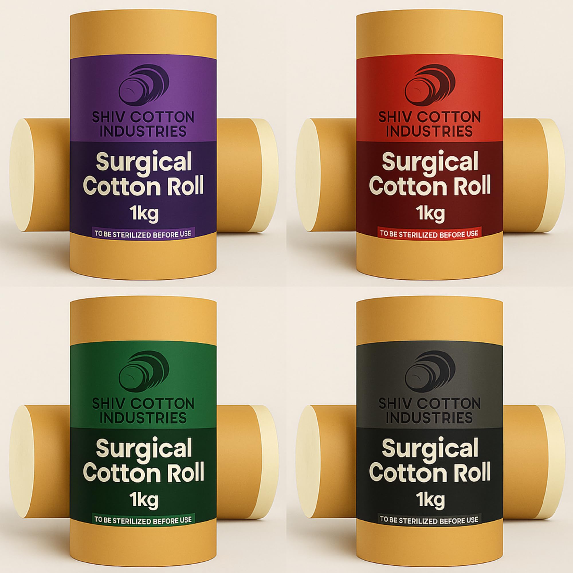Surgical Roll 1Kg × 4 Pack (Total 4Kg) | 100% Pure & Hygienic Absorbent Material | High Absorbency for Wound Care, First Aid, Baby Care, Medical & Cosmetic Use | Soft & Multipurpose Rolls-image-34