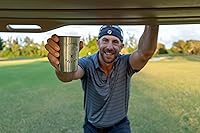 Vista 4 de Magic Pine Vaso de acero inoxidable con texto en inglés "I'd Rather Be Golfing", divertido regalo de golf para golfistas, chicos, chicas. Uso