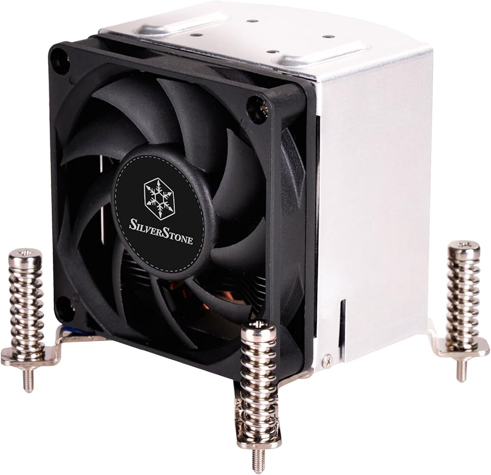 SilverStone Technology AR10-115XS 3U Rackmount Server/Small Form Factor Intel CPU Cooler with Screw Bracket - View 1