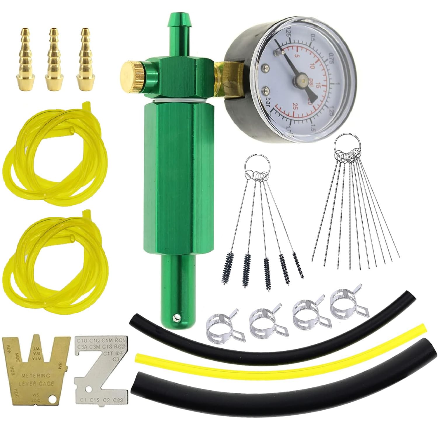 Détecteur de fuite de carburateur Hippotech de remplacement pour Walbro 57-21-1, ZAMA ZPG-2 pour Tillotson 243-504, outils d'ajustement de levier de dosage pour Walbro 500-13 & Zama ZT-1, 10 aiguilles