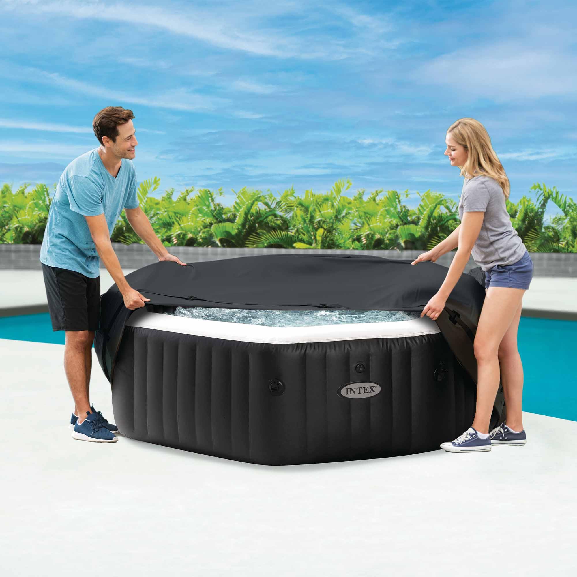 Intex Couverture Thermique pour Pure Spa Octogonal 4 Places