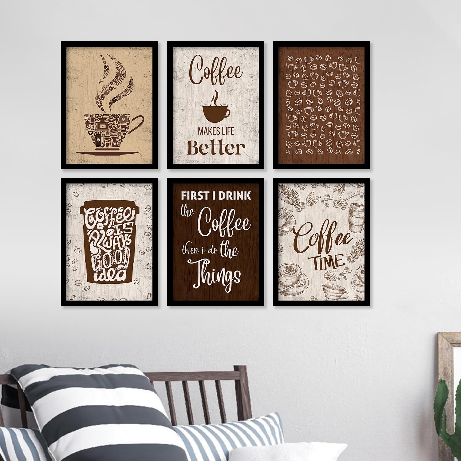 kotart Restaurant Quotes Framed Posters for Kitchen Wall Decoration - Posters with Frame for Cafe/Restaurant Wall Decor (13 x 17 inch, Kitchen 10) Pack of 6 (B0CR43QLGC) Amazon Price History, Amazon Price Tracker