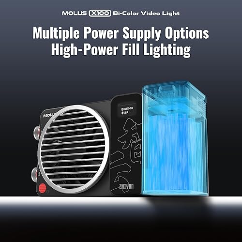 Miniatura 8 de ZHIYUN MOLUS X100 Bi-color Combo 100W Video Light Oficial V2 Versión mejorada Iluminación de fotografía profesional Iluminación de salida continua