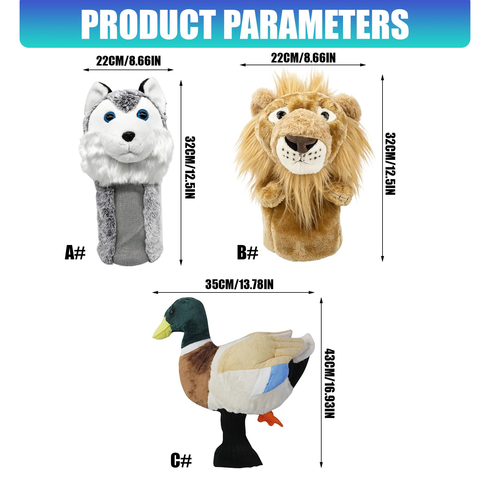 Funda para palos de golf