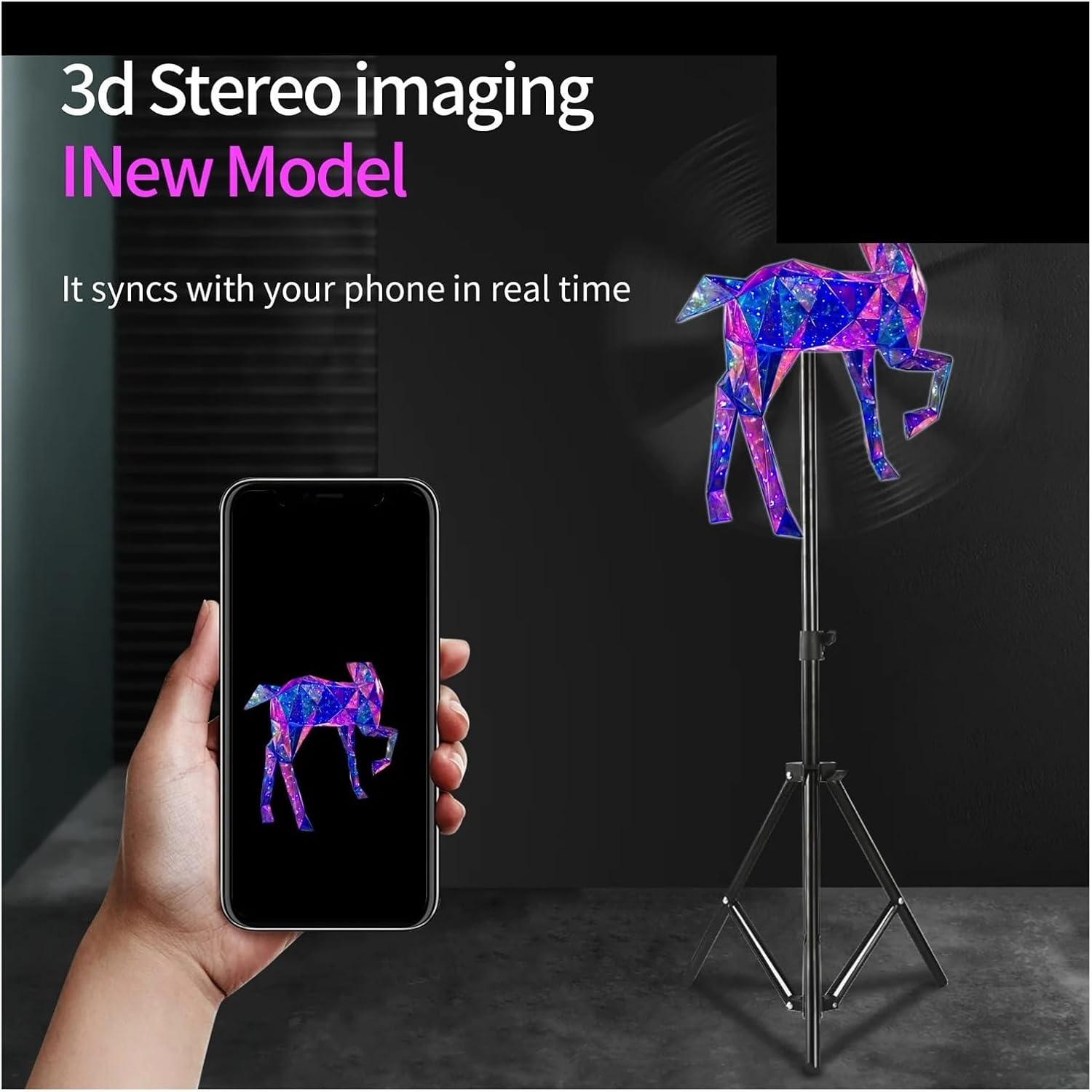 42-100CM 3D Hologram Fan Projektor Wifi Reklama Wyświetlacz Światło Znak LED Holograficzna Lampa Transmisja Obraz Wideo Wszechstronna treść(65CM)