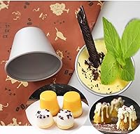 Vista 6 de Paquete de 6 moldes pequeños para popover, molde para pudín de Yorkshire, moldes para hornear profundos de aluminio, molde individual para mini