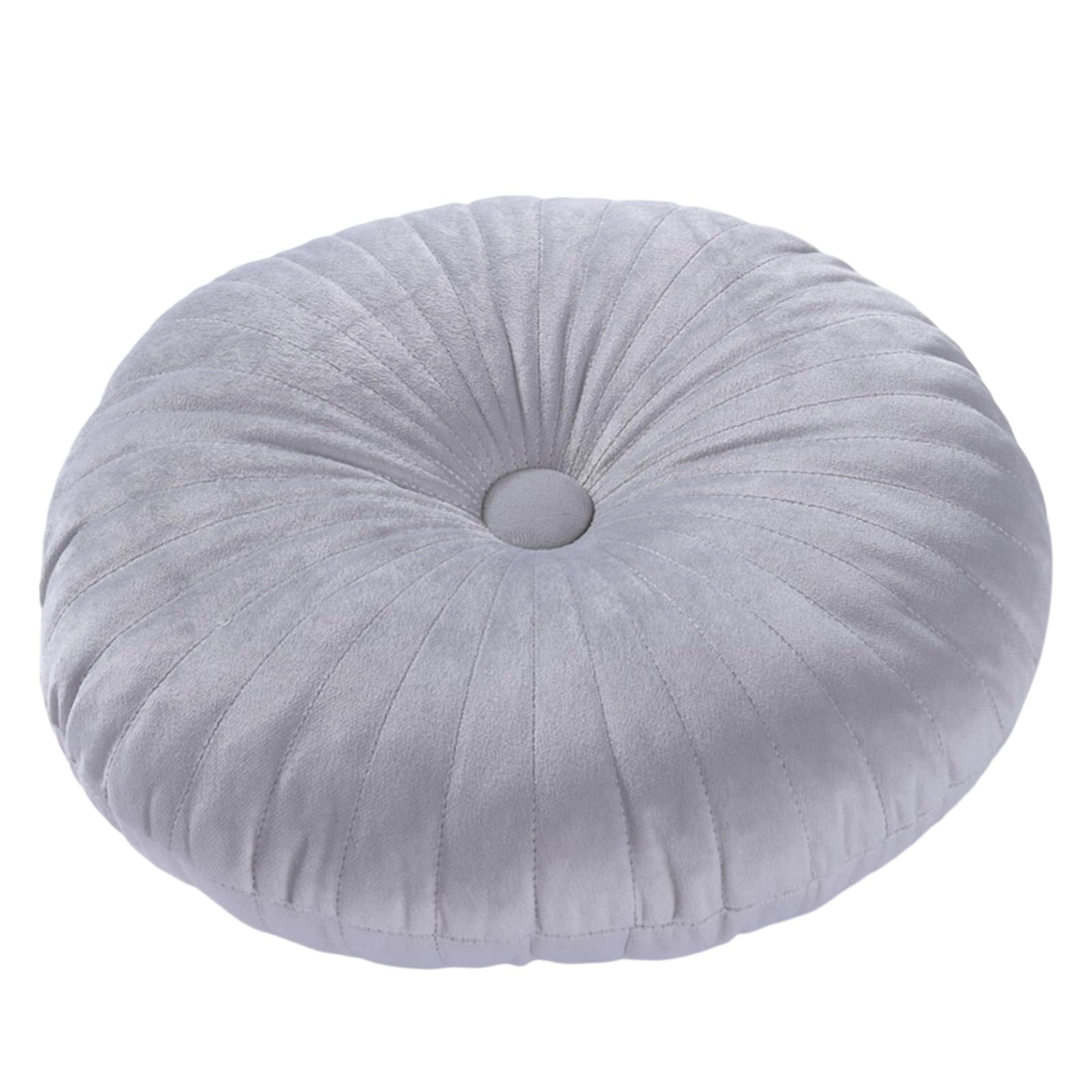 Msioytog Round Pumpkin Pillow for Sitting on Floor or Lower Back 35Cm Soft Plush Window Throw Pillow Floor Seat Cushion
