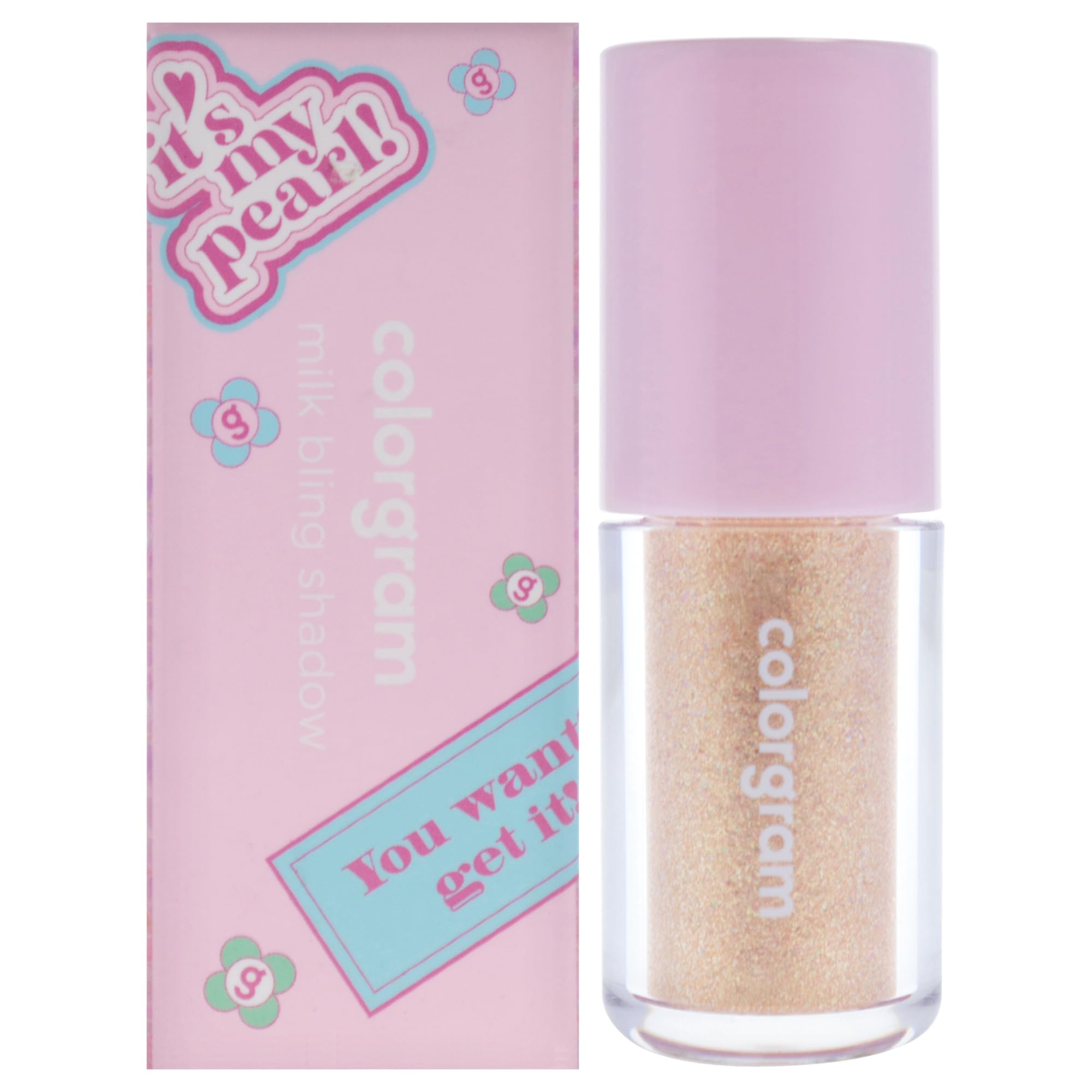 Colorgram Milk Bling Shadow - 10 Final Pearl para mulheres - Sombra de olhos de 3 g