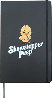 Cute Baby Chick Champion from Poultry Shows and Events Hardcover Journal, Black