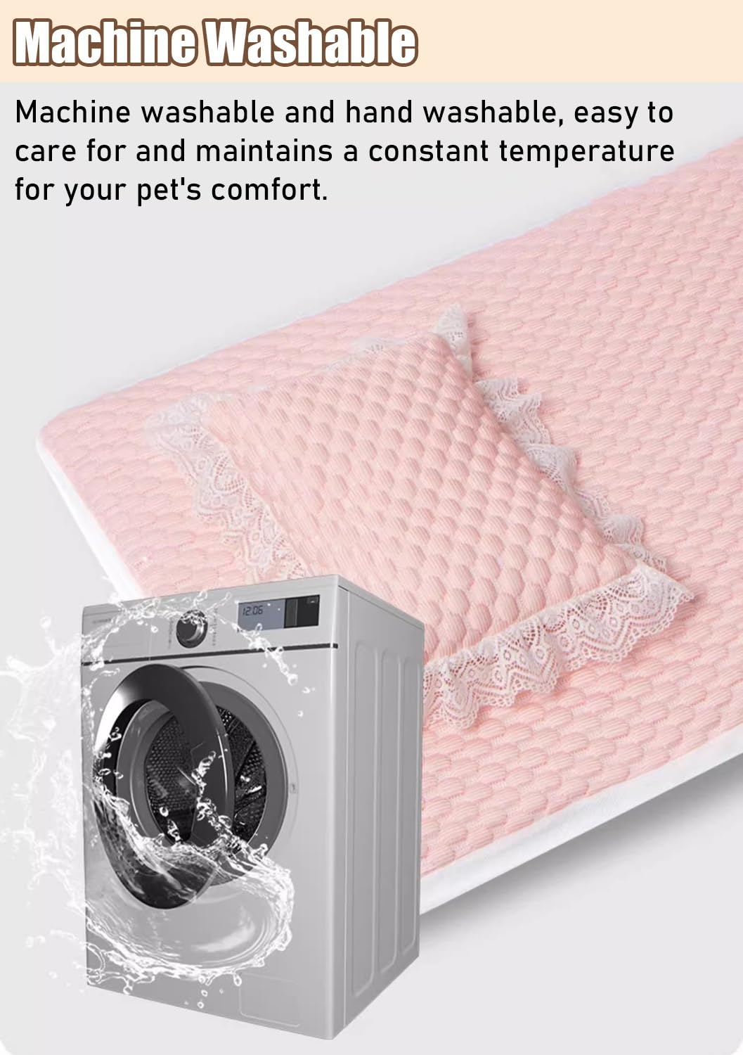 Amazon | 犬用ベッド 取り外し可能な高架ペットベッド 木製フレーム