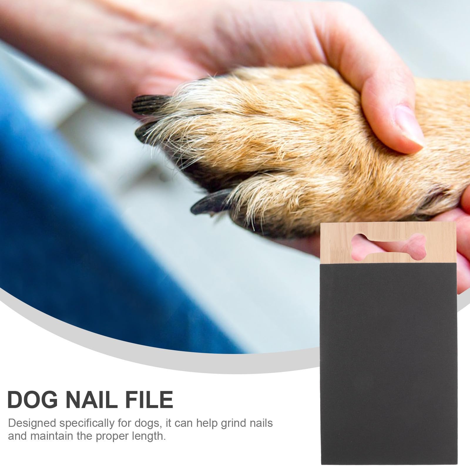 Mikikit Kratzbrett für Hundenägel mit Nagelschleiffunktion und Robustem Design Multifunktionales Haustier Krallenpflegebrett für Welpen und Hunde im Innenbereich