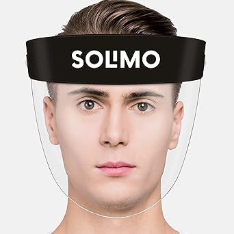 Amazon Brand - Solimo SFS-02 Unisex Face Shield, Pack of 1