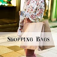 Vista 4 de COGLARING Paquete de 100 bolsas de regalo marrones con asas, 13 x 7 x 14 pulgadas para compras, venta al por menor, embalaje de mercancía, bolsas