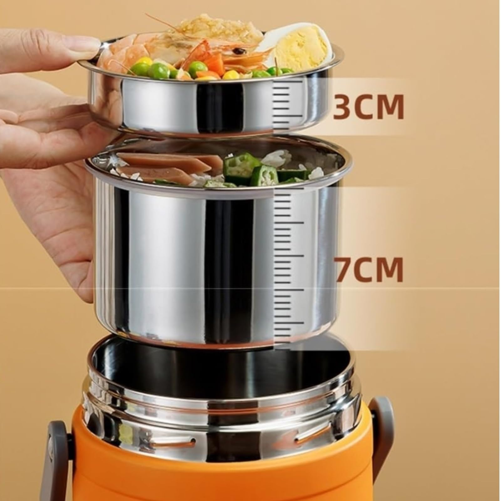 Elektryczny podgrzewacz do żywności w pudełku na lunch, 3 w 1, przenośny, szybszy podgrzewacz do żywności w samochodzie, 2 l, elektryczny, przenośny pojemnik na lunch dla kierowców ciężarówek