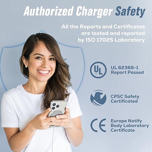 Miniatura 4 de MagEase - Cargador inalámbrico magnético, paquete de 2 cargadores inalámbricos magnéticos compatibles con iPhone 16, 15, 14, 13, 12 y AirPods 32Pro,