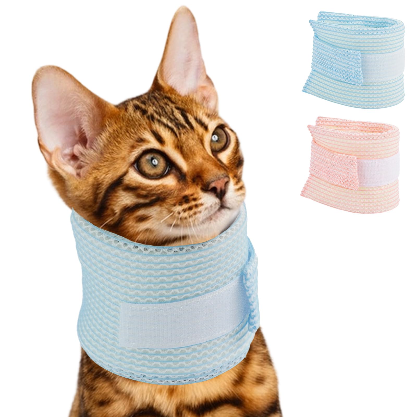 Cat Anti Scratch Collar, 2 Pack Soft Neck Protector for Cats