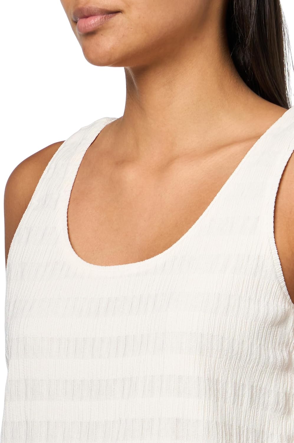 [Anne Klein] ファッション。 Anne Klein Women's Sleeveless Wave Knit D