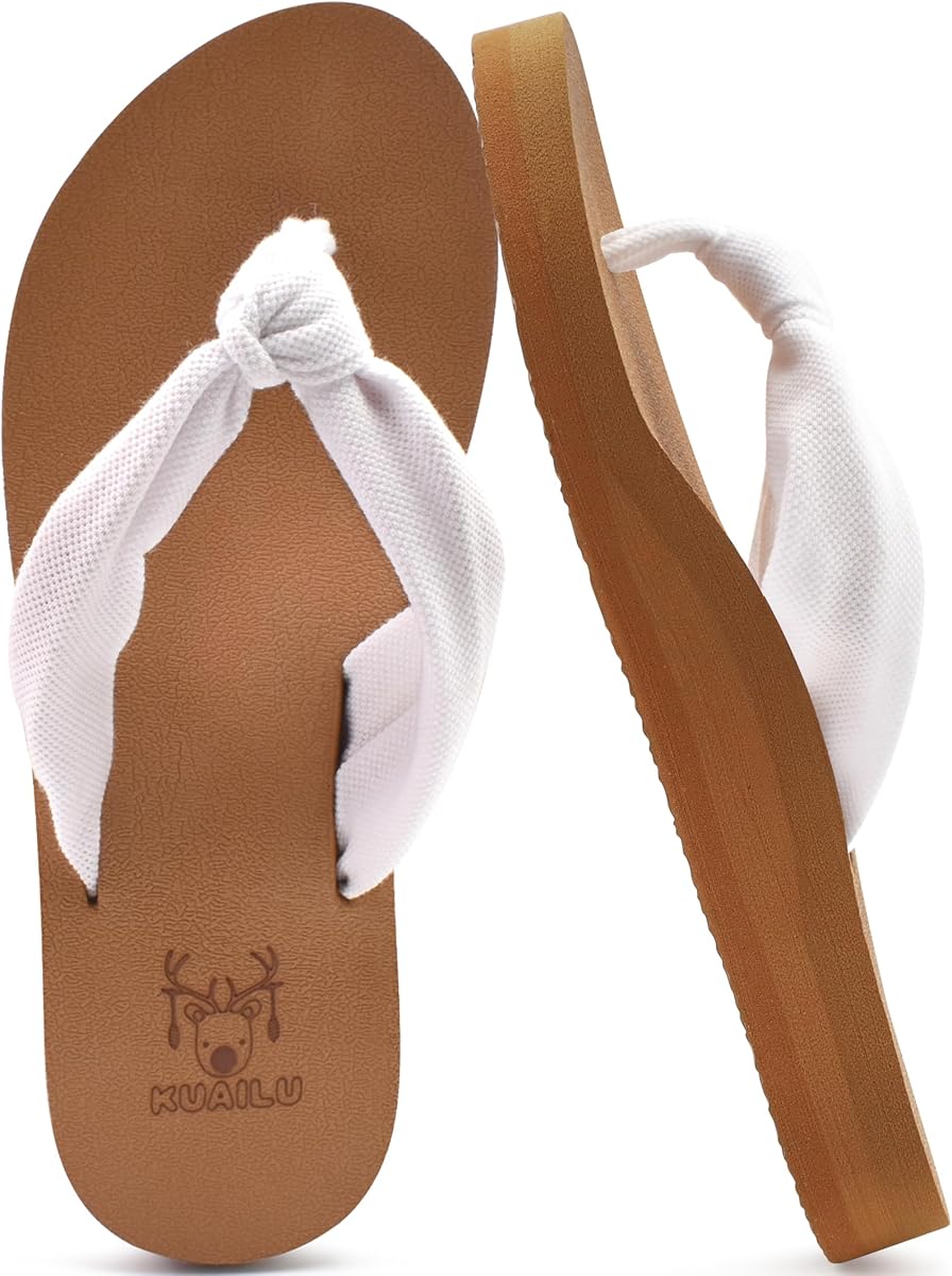 Flip Flops for Women with Arch Support Summer Beach Thong Sandals