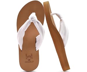 KuaiLu Flip Flops for Women with Arch Support Yoga Mat Comfortable Summer Beach Walking Thong Cushion Sandals Slip