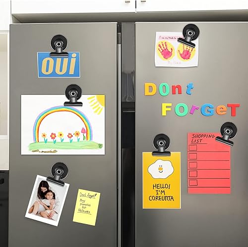 Miniatura 3 de DIYMAG Imán de nevera, imanes para refrigerador, clips magnéticos resistentes para refrigerador, imanes de nevera para adultos, imanes fuertes para