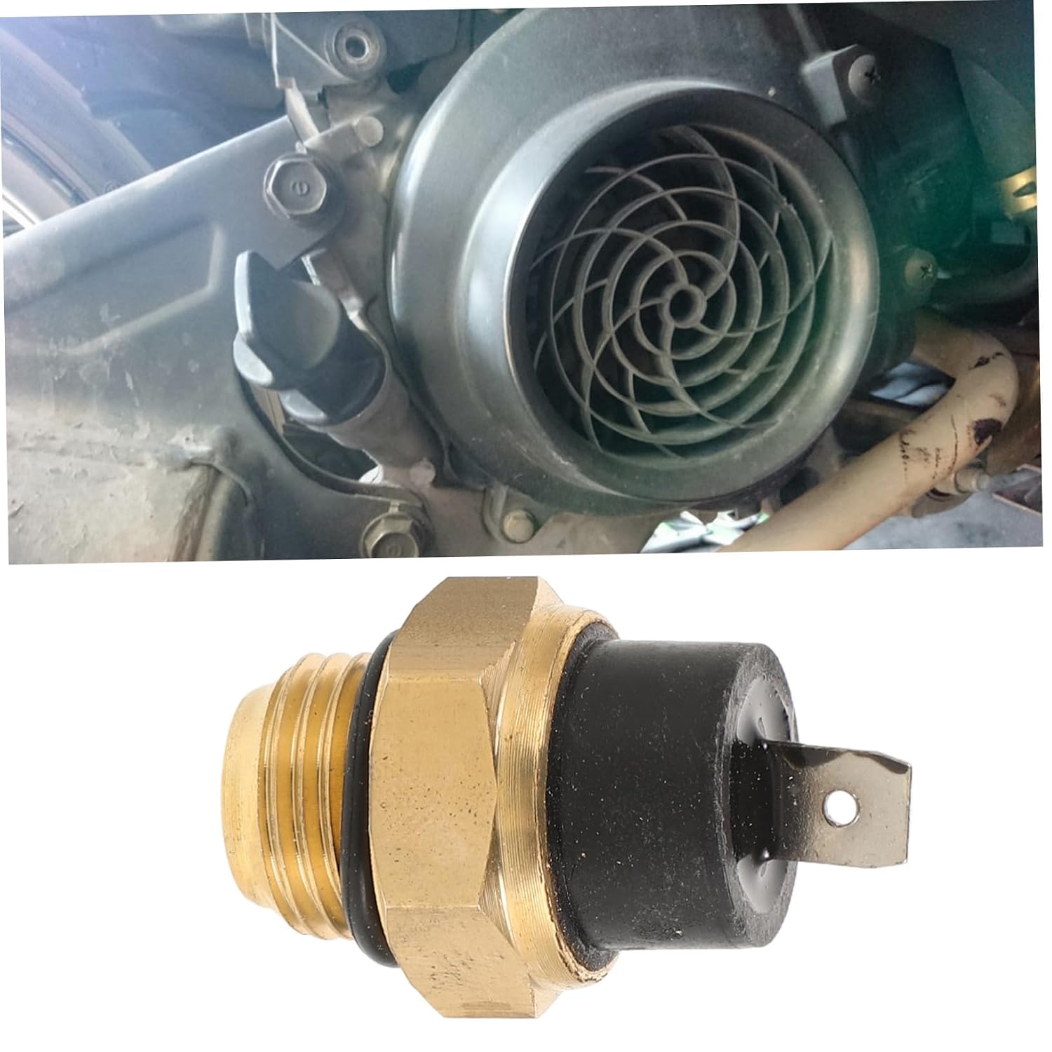 Cabilock Motorcycle Cooling Fan Switch Thermostat Detection Construction for Reliable Use