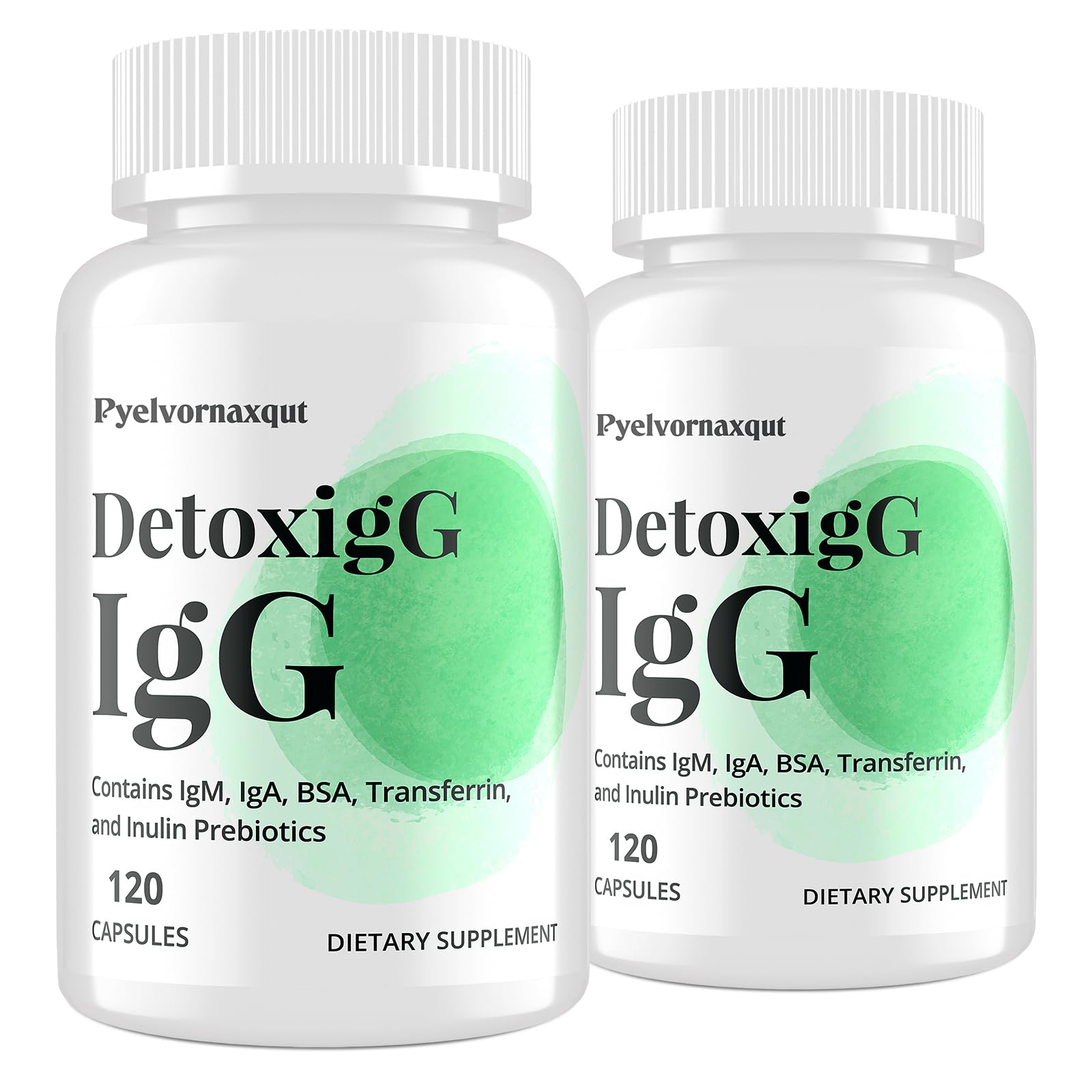 IgG Immunoglobulin Supplement - Bovine Colostrum Supplement Alternative - Dairy Free Bovine Immunoglobulin with IgM, IGA & Inulin Prebiotic Fiber - 120 Capsules — Amazon image 8