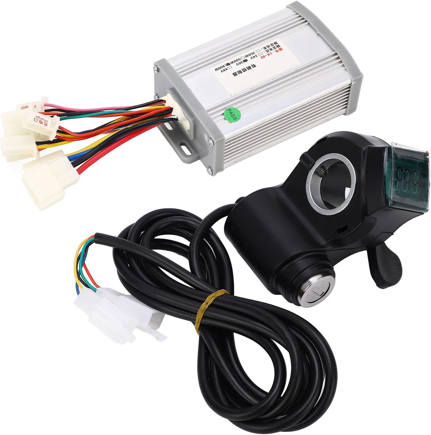 Demeras Controller Kit, Stable Speed 36V 800W Brush Motor Controller Easy Installation for Conversion