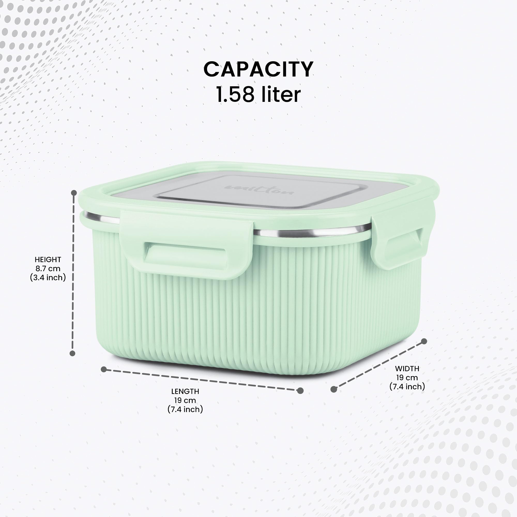 Milton Cool Touch Stainless Steel Container - Microwave Safe -6 Milton Cool Touch Stainless Steel Container - Microwave Safe -6