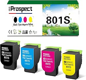 Toner Magenta Lexmark Toner Magenta Compatibile Per Lexmark CX410de CX510de - Cartuccia XL Alternativa, Nuovo Originale Cartuccia Magenta PR7442664 - Foto 9