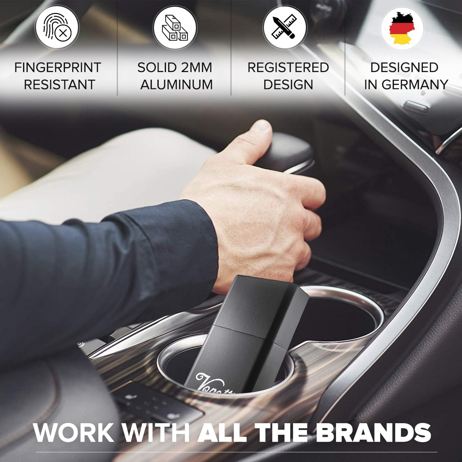 VONETTI Originale Faraday Box for Car Keys- Anti-Theft Car Key Signal Blocking Pouch, RFID Keyless Entry Key Fob Protector & Blocker Blocking Cages- Car Accessories Gift for Men and Women - Image 3