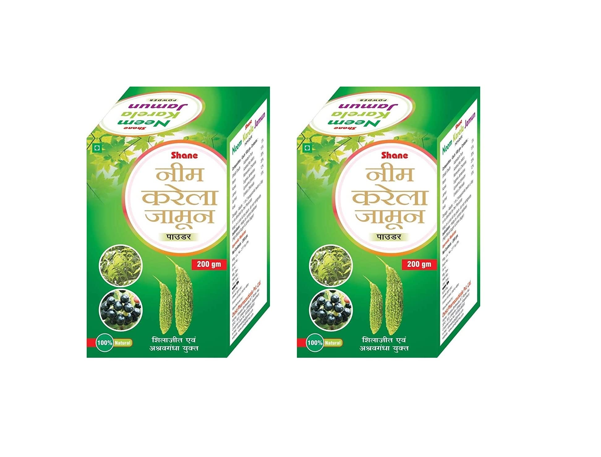 SHANE Neem Karela Jamun Powder | 200 grams | Enriched with Shilajieet, Gurmar and Amla (Neem Karela Jamun, 2) (B0C2QQQG1J) Amazon Price History, Amazon Price Tracker