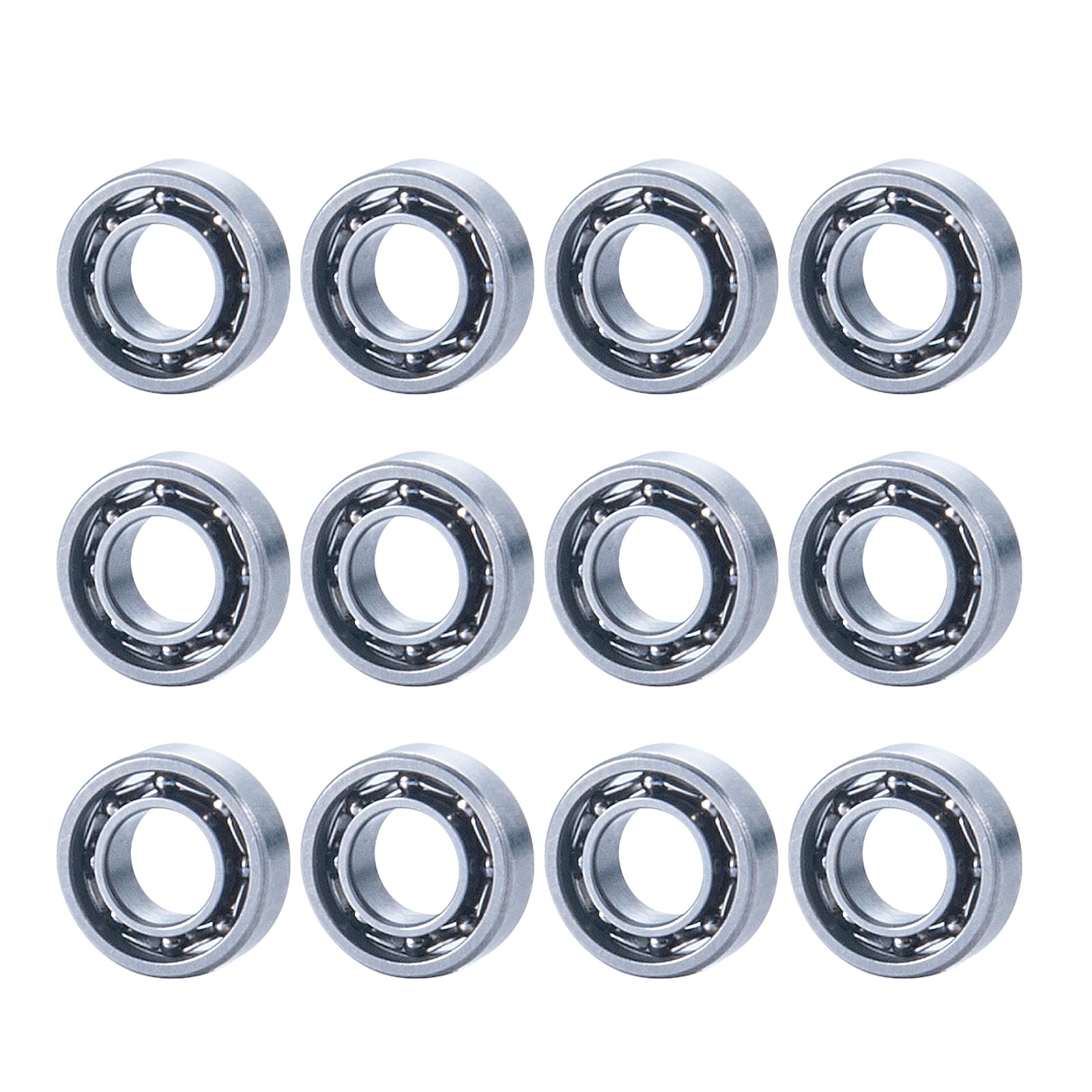 Que-T 12pcs Complete Bearings Kit Upgrade Parts for WPL D12 1/10 RC Model Trucks