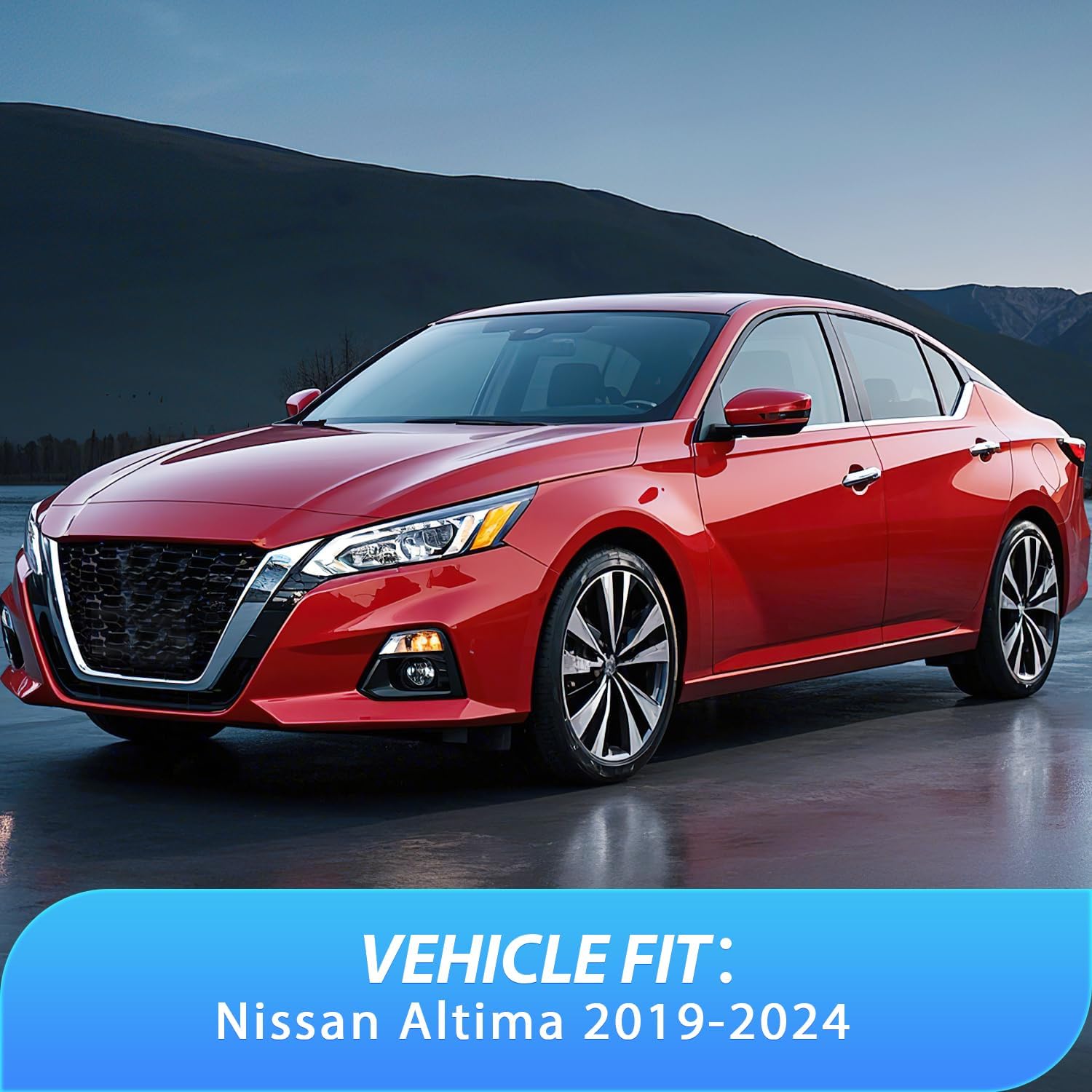 Nilight Vent Window Visors for Altima 2019 2020 2021 2022 2023 2024 2025, in-Channel Rain Guards, Original Window Deflectors-4PCS