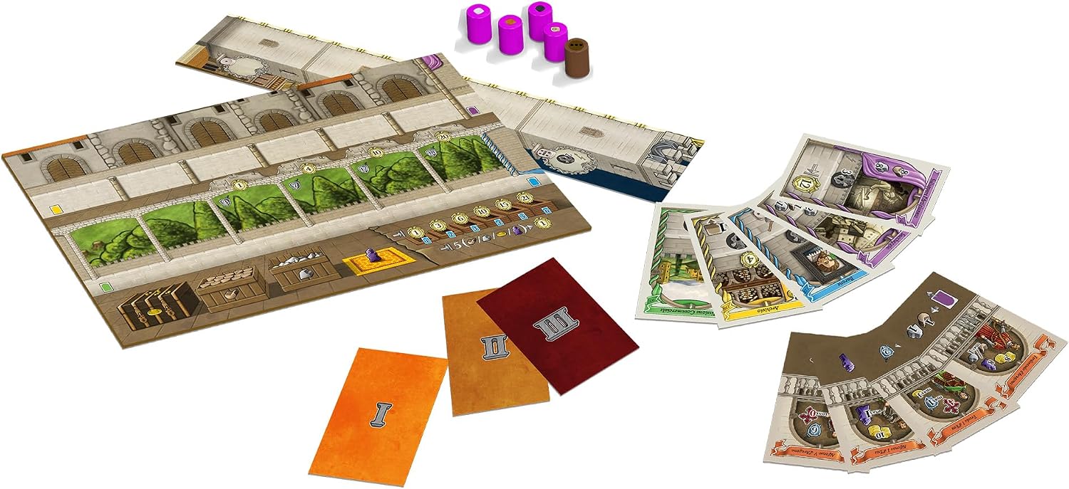 Lorenzo Il Magnifico Board Game 2nd Edition - Strategy Game for Teens and Adults, Fun for Family Game Night, Ages 12+, 2-5 Players, 90 Minute Playtime, Made by Cranio Creations